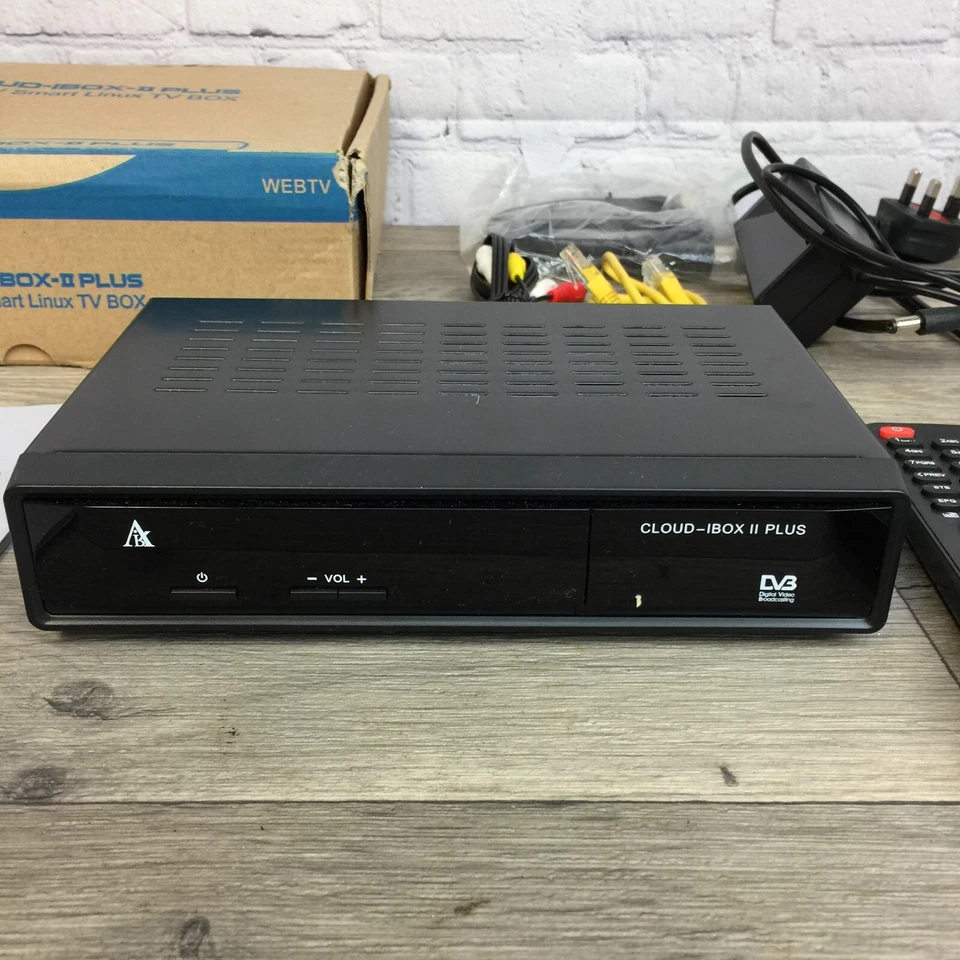 CLOUD IBOX II PLUS SE HD Satellitenempfänger IPTV mit Fernbedienung + Netzteil - Bild 2 von 4