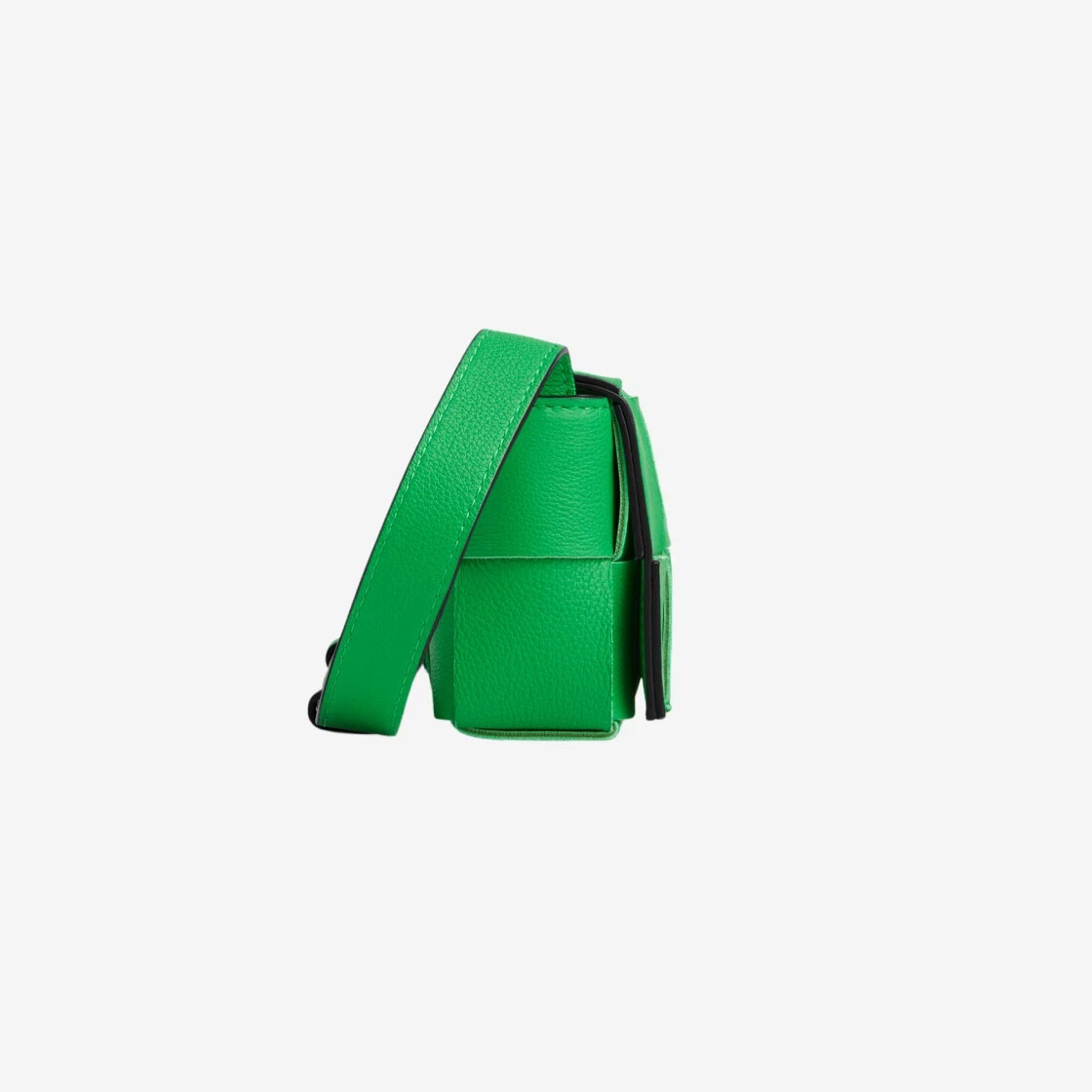 BOTTEGA VENETA Mini Leather Cassette Bag Parakeet / Designer