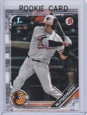 ADLEY RUTSCHMAN ROOKIE CARD 2019 Bowman Draft Baseball BALTIMORE ORIOLES 1st RC!