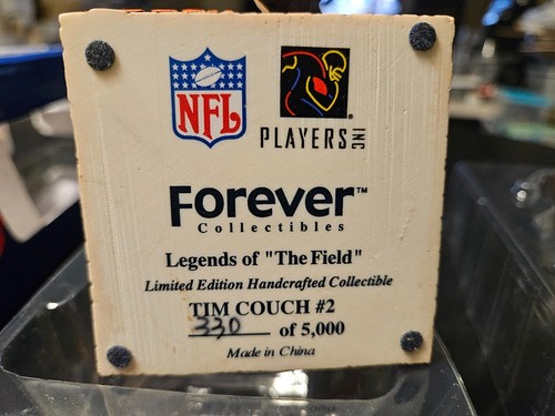 Forever Collectibles "Legends of the Field" NFL /5000 Bobblehead - Tim Couch #2 - Picture 4 of 4