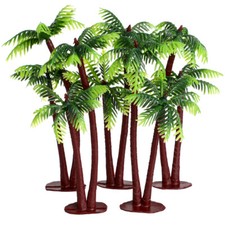 5 Pcs Palm Tree Decorations Decorative Trees for Nativity Scene