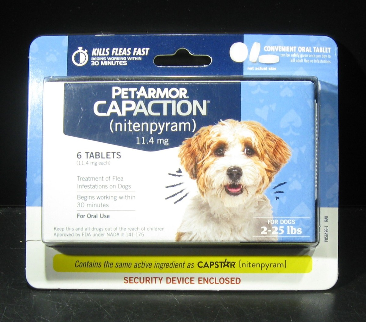 PetArmor Capaction Oral Flea Treatment for Dogs 2-25 lb tablets