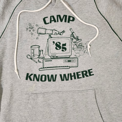 Levis Hoodie Mens Large Stranger Things X Camp Nowhere Sweatshirt Graphic Print - 第 1/16 張圖片