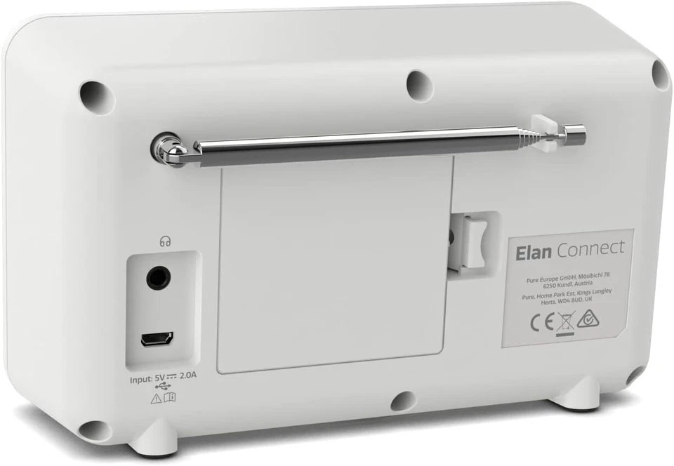 Pure Elan Connect All-In-One Internetradio mit DAB und Bluetooth  Stone Grey - Bild 2 von 3