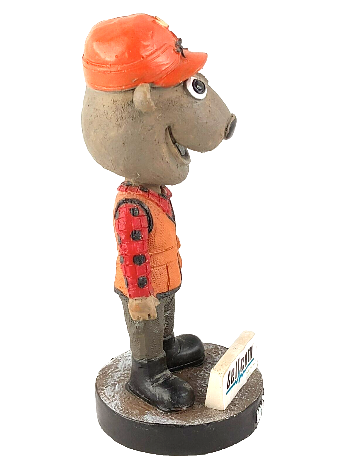 4.25" WOODY WOODCHUCK HUNTER BOBBLEHEAD Wausau Woodchucks Baseball