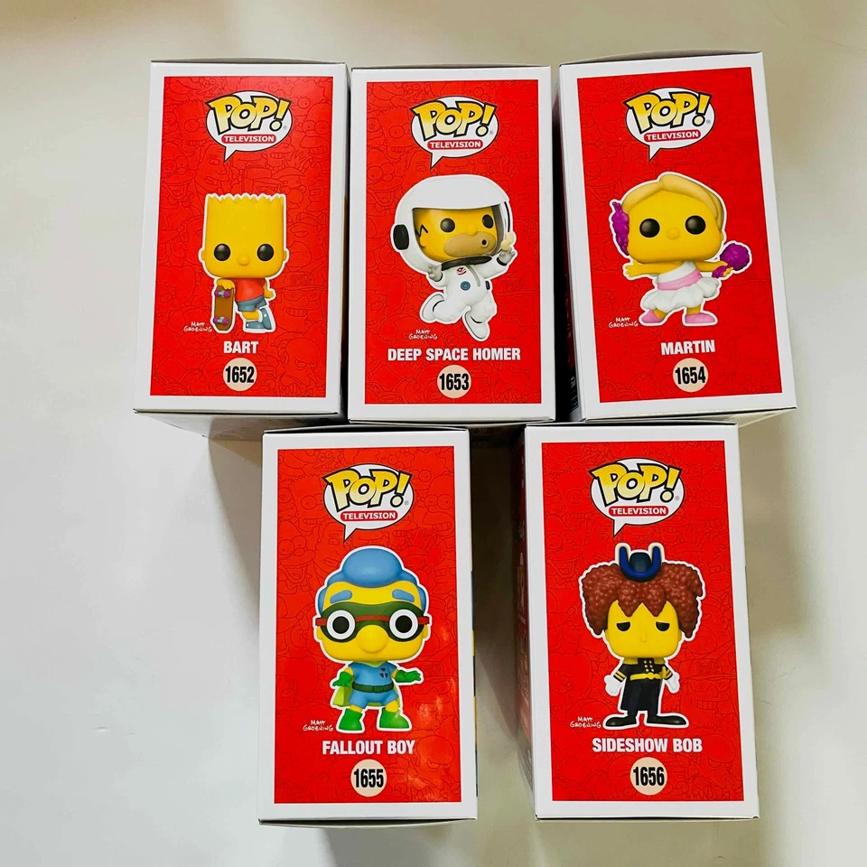 Funko POP! Juego de 5 The Simpson - Bart Deep Space Martin Fallout Sideshow Foto 3 de 4