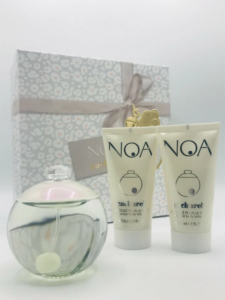 Cacharel Noa Women 3pc Set Perfume edt Spray 3.4 oz Lotion 2 x 1.7 oz New In Box - Image 2 of 4