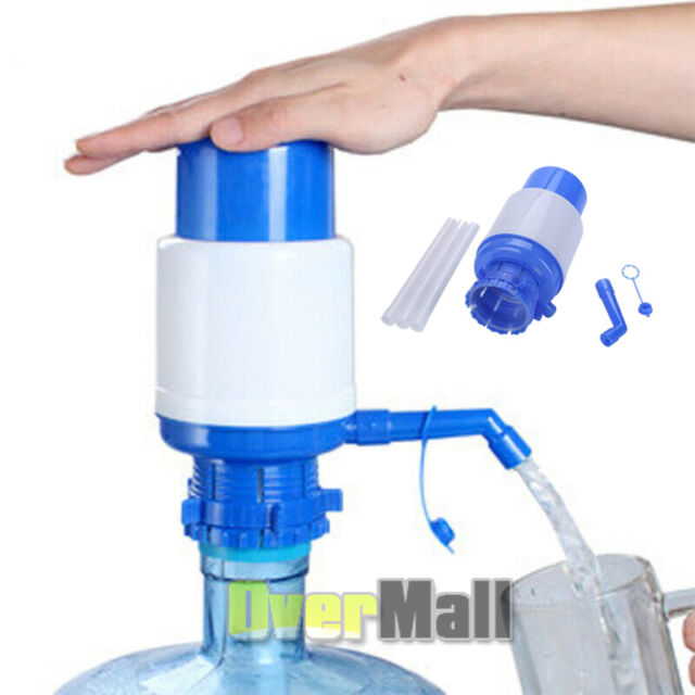 5&6Gallon Hand Press Water Pump Dispenser Easy Manual Bottled Drinking Water USA