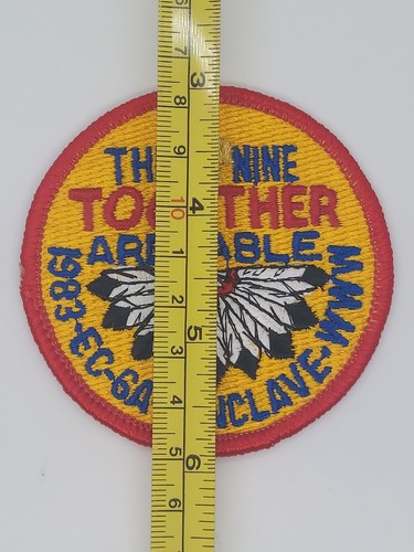 Boy Scout OA Sezione EC-6A 1983 Conclave - I Nove Insieme Sono Capaci - Foto 3 di 3