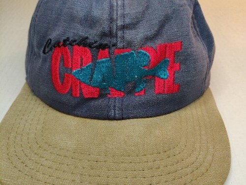 Catchin' Crappie Vintage Hat VTG Made In USA