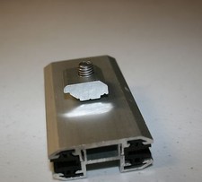 Semi Flexible Frameless Solar Panel Mounting brackets- Mid Clamp with Hardware