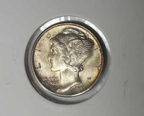 1945-s . Mercury Dime . Gem BU . Brilliant Unc . MS . Full Bands | eBay