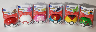 Mega Construx Pokemon Series 23 Complete Set PokeBall - Lot Of 6 (SEALED NEW)