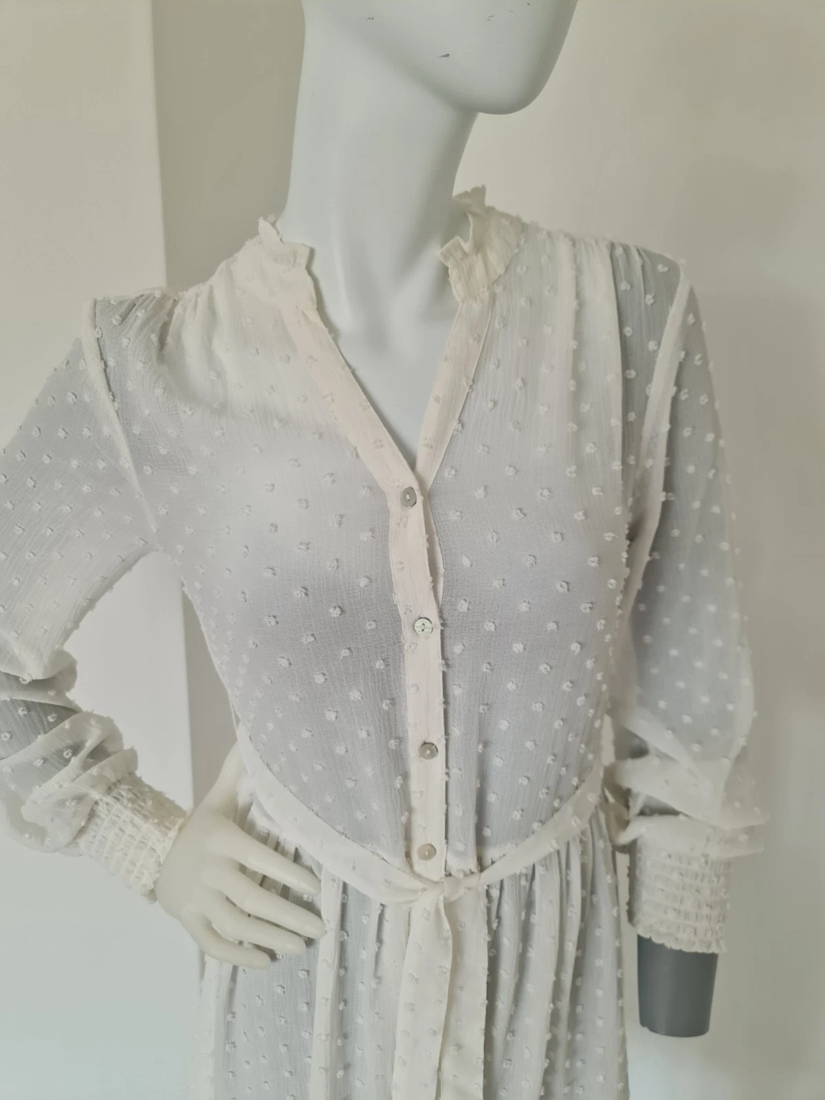 OFF WHITE Abito estivo Miss selfridge bianco sporco taglia 8