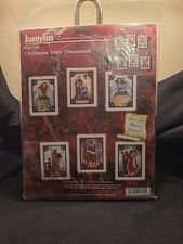 Janlynn Christmas Cross Stitch Kit 1997 Christmas Story Ornaments 04-744