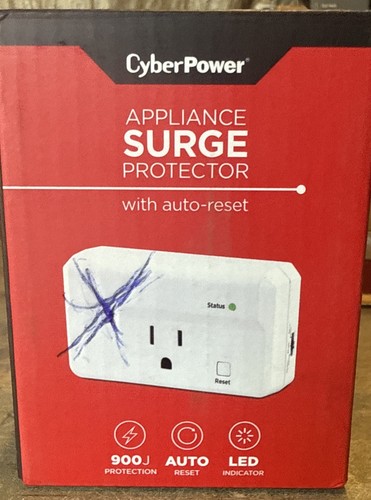 CyberPower Essential Surge Protector White 15A CSP100R - 第 1/2 張圖片