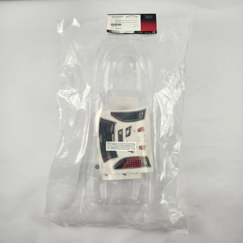 Traxxas Rustler Clear Body 3714 with Decals Brand New Unopened - Image 3 of 4