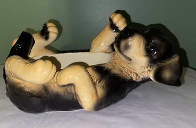 VTG 2002 Big Sky Canine Kitchen German Shepherd Puppy Ceramic