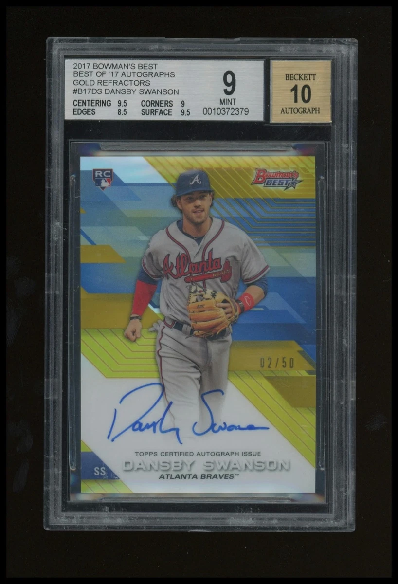 25+ Dansby Swanson Autograph Baseball Cards for sale | Updated Oct