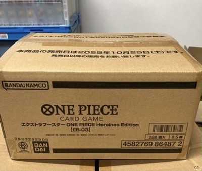 ONE PIECE Card Booster Box Case Sealed EB-03 Heroines Edition
