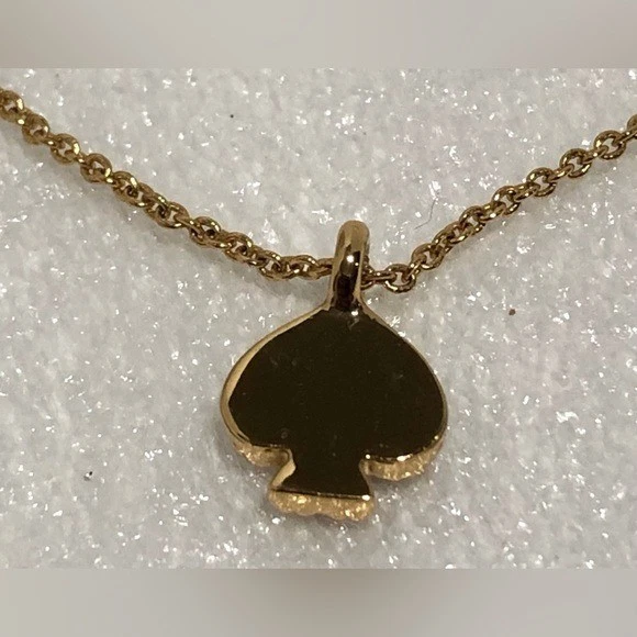 Collar de cadena Kate Spade New York chapado en oro con etiqueta Foto 4 de 4