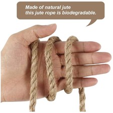 8mm Jute Rope, 98ft Twine for Crafting
