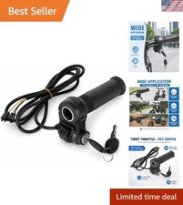 Enhanced Control 22MM Full Twist Throttle with 2 Keys for Electric Scooters