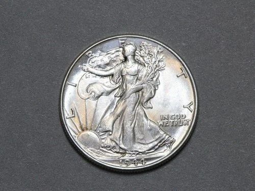 1944 50C Walking Liberty Silver Half Dollar Ch/Gem Bu