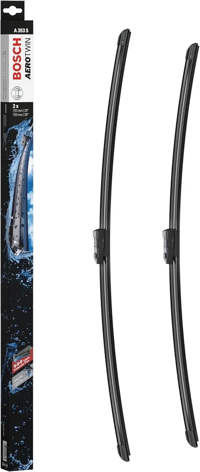 2x Limpiaparabrisas (Par) Plano/Tipo Aero para MERCEDES A180D 177, W177 1.5D Delantero Foto 2 de 4