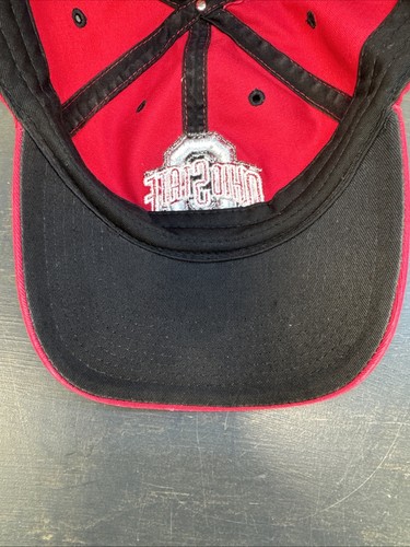 Ohio State Buckeyes Mütze Strapback Kappe Herren rot NCAA Football College 3-seitiges Logo - Bild 9 von 11