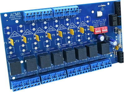 Enhanced ACM8CB Power Controller for Security & Access Control Systems