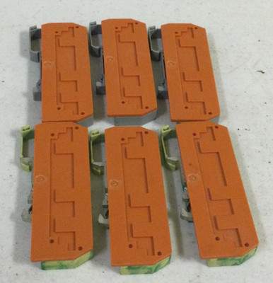 NEW, (LOT OF 6) WAGO 280 60947-7-2, 2.5MM TERMINAL BLOCK, FREE SHIPPING