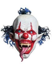 Adult's Horror Carnival Snake Tongue Clown Mask Costume Accessory