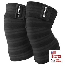 Knee Wrap 2 Pack for Squats, Weightlifting, Powerlifting, Leg Press, and