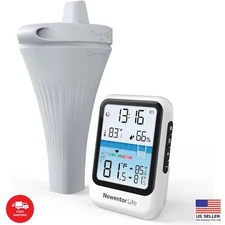 Wireless Pool Thermometer Floating Easy Read, High Precision Outdoor Pool Thermo