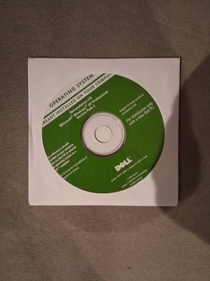 Dell Microsoft Windows XP Professional Service Pack 2 Reinstallation Sealed 
