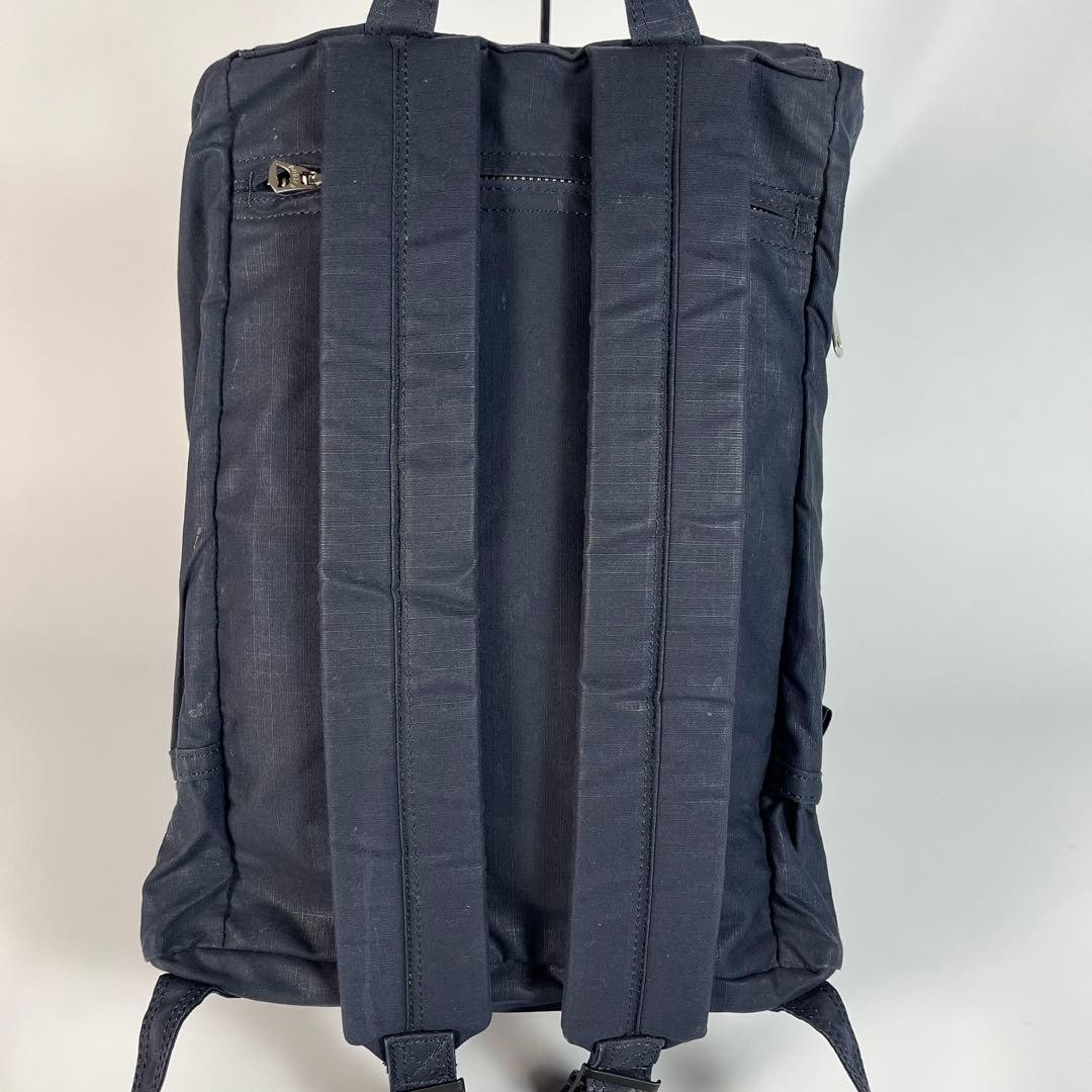 Porter Cube Backpack Navy Drawstring Bag Used - image 3