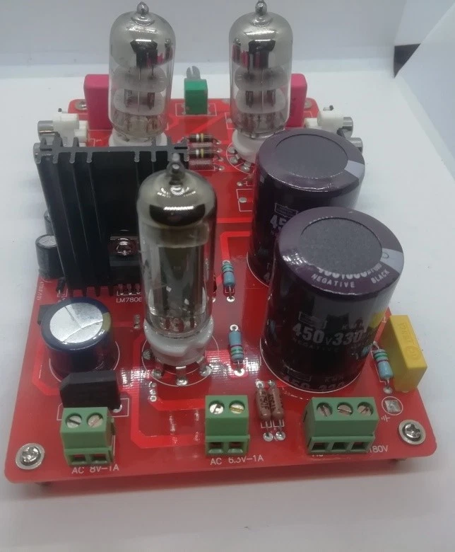 Modulo preamplificatore valvolare stereo HI-FI Classe A trasformatore compreso - Immagine 3 di 4