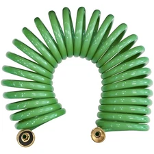 Sutekus Coil Hose Water Hoses Coiled Boat Lightweight Self Coiling Garden With