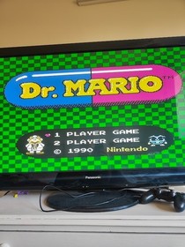 Nintendo NES Dr Mario - Boxed with Instructions - Original Genuine - Faded Box