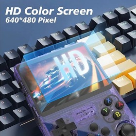R36S Retro Handheld Video Game Console 64GB 20000 Games 3.5 Inch IPS Screen