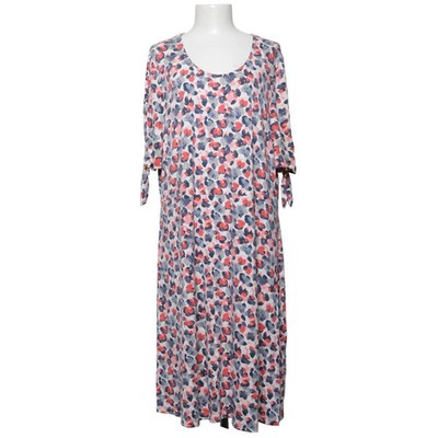 Gerry Weber, Kleid, Größe: 46, Weiß/Blau/Rot/Mehrfarbig, Elasthan/Viskose #mrr