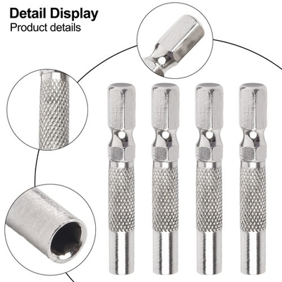 #ad #ad Expand Your Toolbox with 4 Hex Insert Bit Adapters Chrome Vanadium Steel $10.48