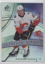 2020 Upper Deck SP Game Used Authentic Rookies 13/45 Alexander Yelesin #188 2vh