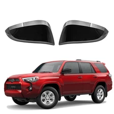 Gloss Black Exterior Side Wing Mirror Cover Cap For 2014-2023 Toyota 4Runner