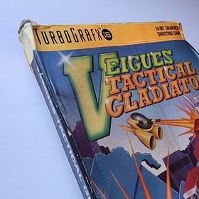 Veigues Tactical Gladiator Box ONLY Turbo Grafx 16 * Cardboard Outer Box 
