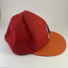 NBA Miami Heat HWC '47 Brand Big Shot Logo Flat Bill Snapback Red/Orange Cap — photo 5