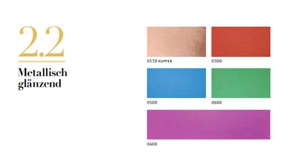 EFCO WachsSTREIFEN 2mm metallic glänzend Wachsverzierung Kerzen Wachs Verzierwachs