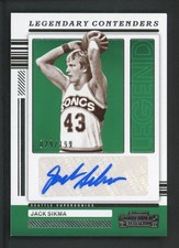 2021-22 JACK SIKMA 029/199 AUTO PANINI CONTENDERS LEGENDARY AUTOGRAPHS (read）