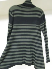 Joan Vass Turtleneck Tunic Sweater Size M